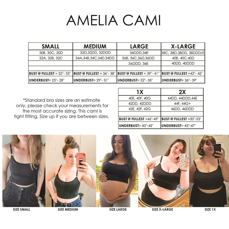 Amelia Maternity & Nursing Crop Cami Bra – Davin and Adley Canada